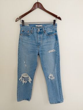 Levi's Wedgie Straight Jeans Blue Size 26